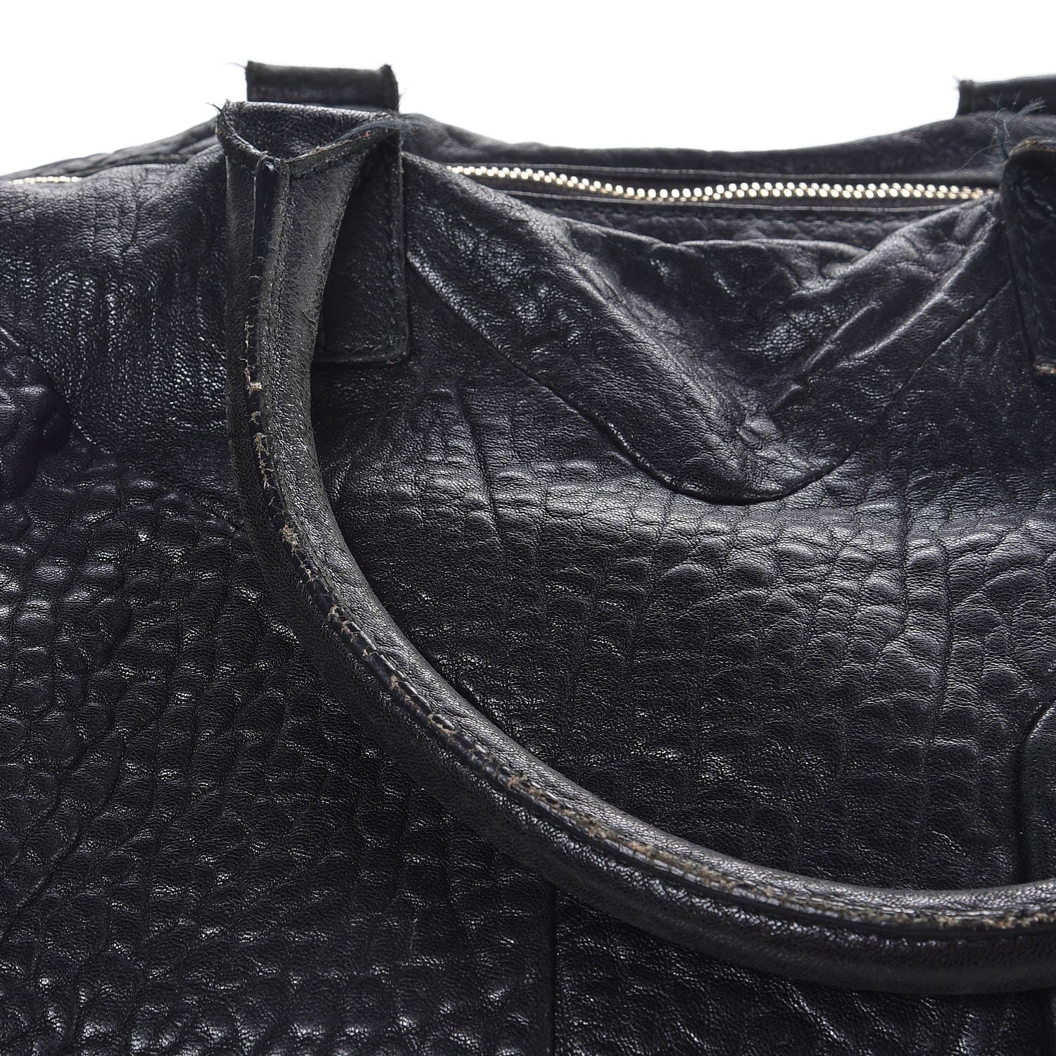 Saint Laurent Pebbled Lambskin Medium Easy Sac Black 14 of 23