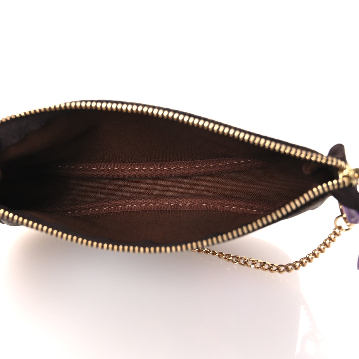Damier Ebene Illustre Mini Pochette Accessories Violet