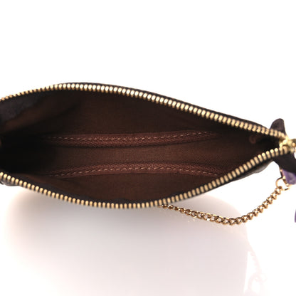 Louis Vuitton Damier Ebene Illustre Mini Pochette Accessories Violet 5 of 11
