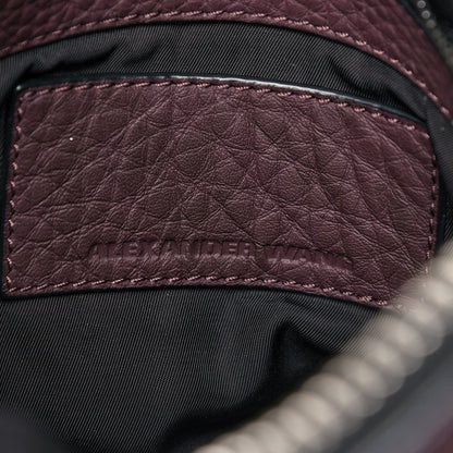 Alexander Wang Soft Pebbled Lambskin Rocco Oxblood Nickel Hardware 6 of 9