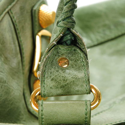 Balenciaga Agneau Giant 21 Gold Hardware Work Light Olive 17 of 17
