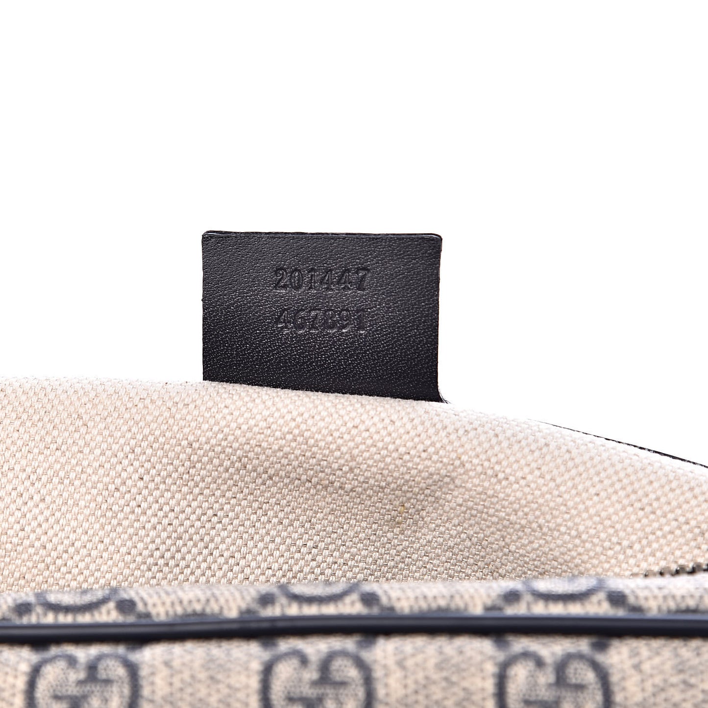 GG Plus Monogram Small Shoulder Bag Navy