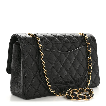 Chanel Caviar Quilted Medium Double Flap Black 3 of 14