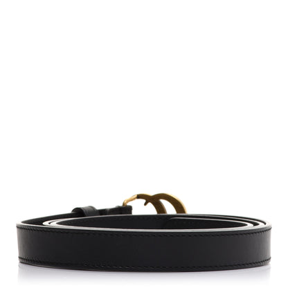 Gucci Calfskin Double G 20mm Belt 95 38 Black 2 of 5
