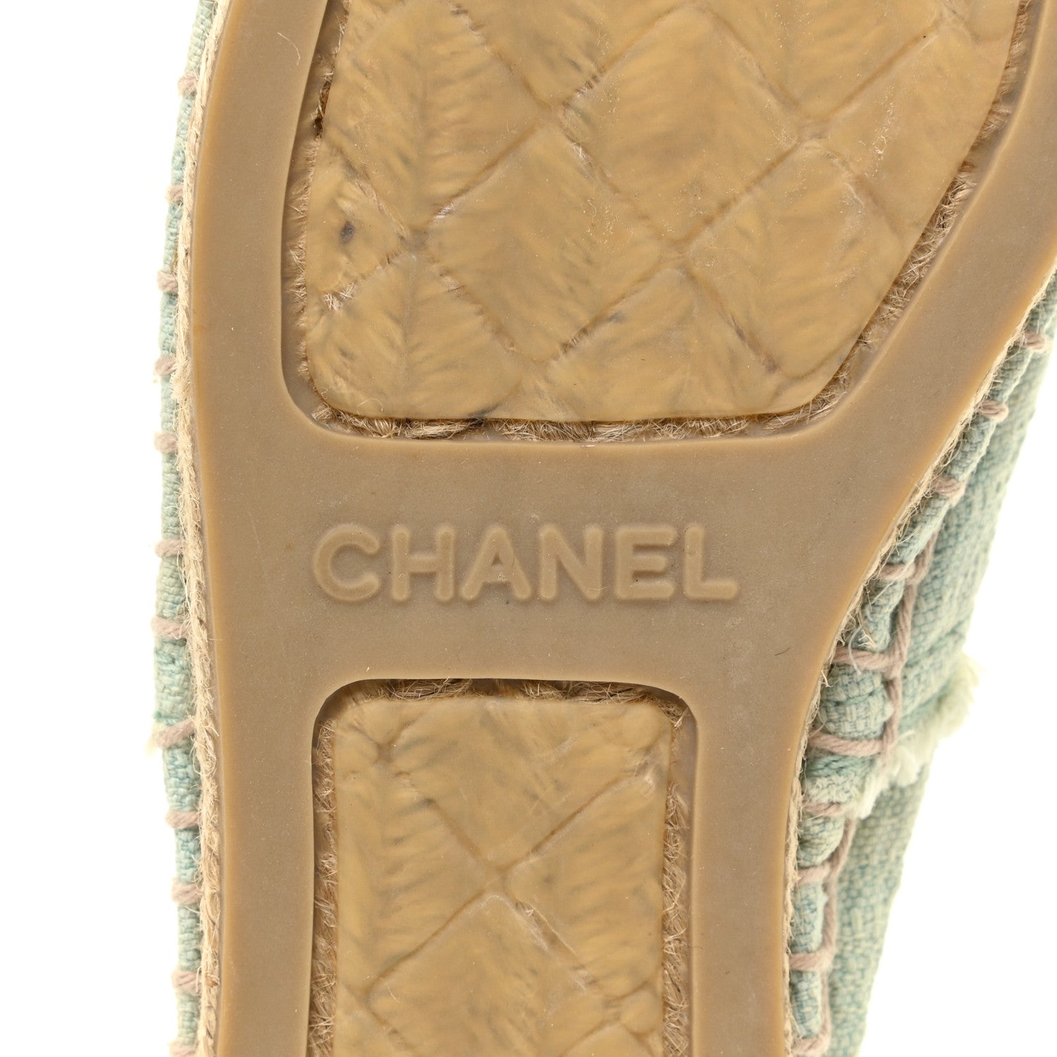 Chanel Canvas CC Espadrilles 36 Green 7 of 10