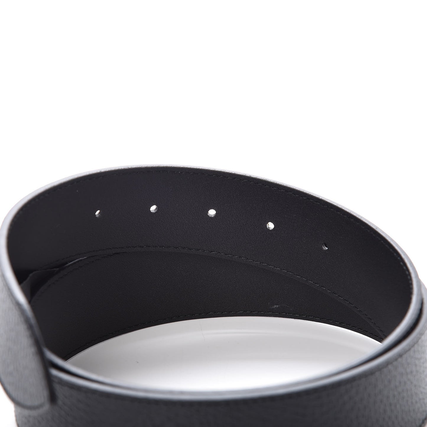 Textured Calfskin Double G 40mm Belt 95 38 Black