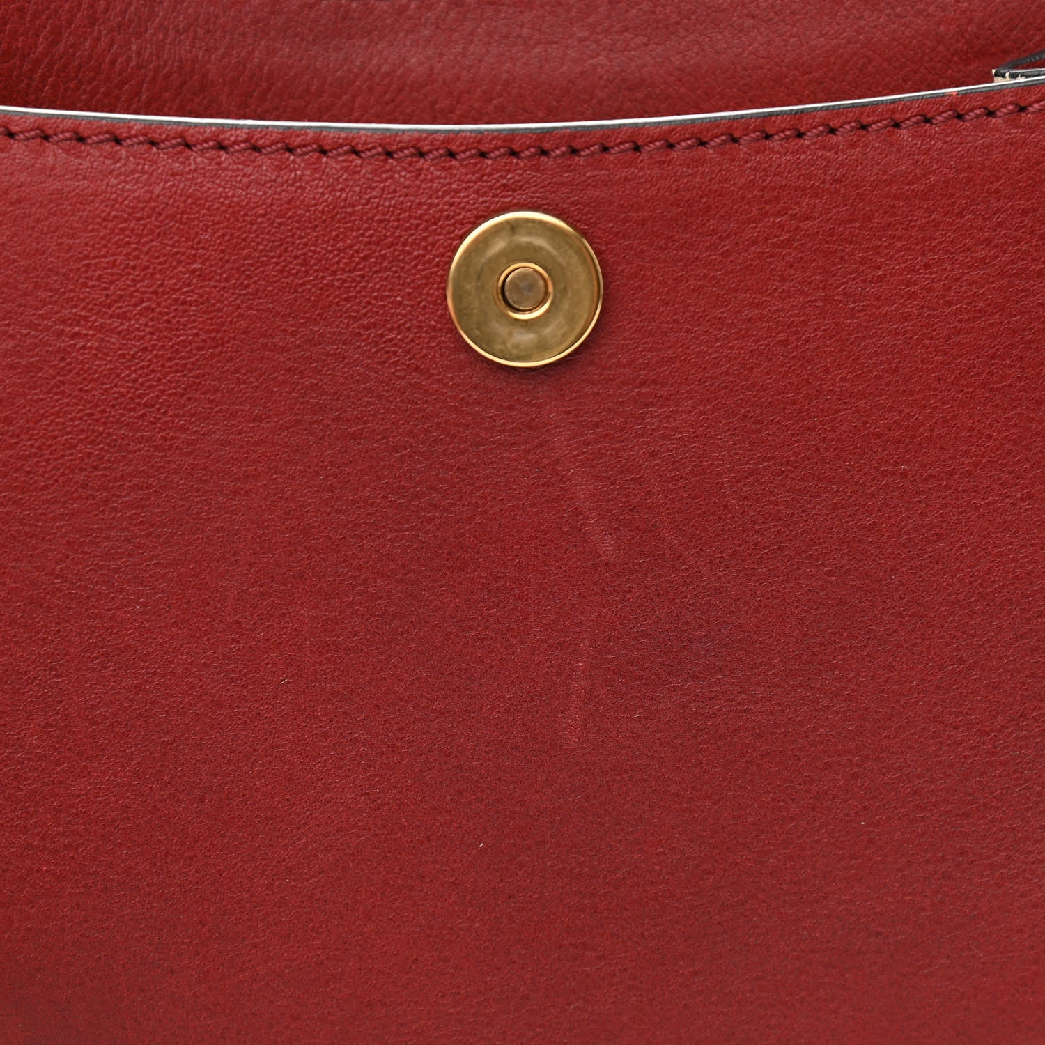 Chloe Calfskin Braided Mini Hudson Shoulder Bag Sienna Red 11 of 11
