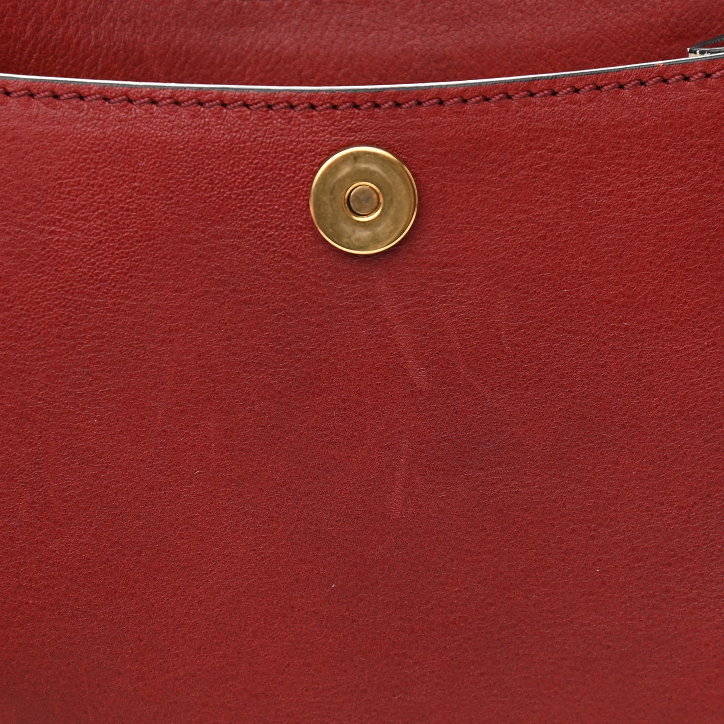 Calfskin Braided Mini Hudson Shoulder Bag Sienna Red