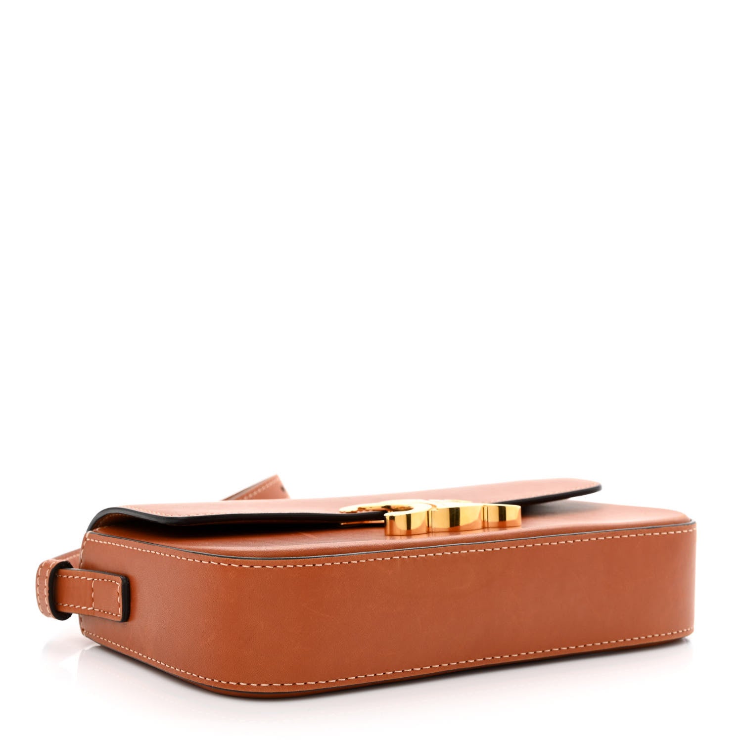 Celine Natural Calfskin Triomphe Shoulder Bag Tan 4 of 13