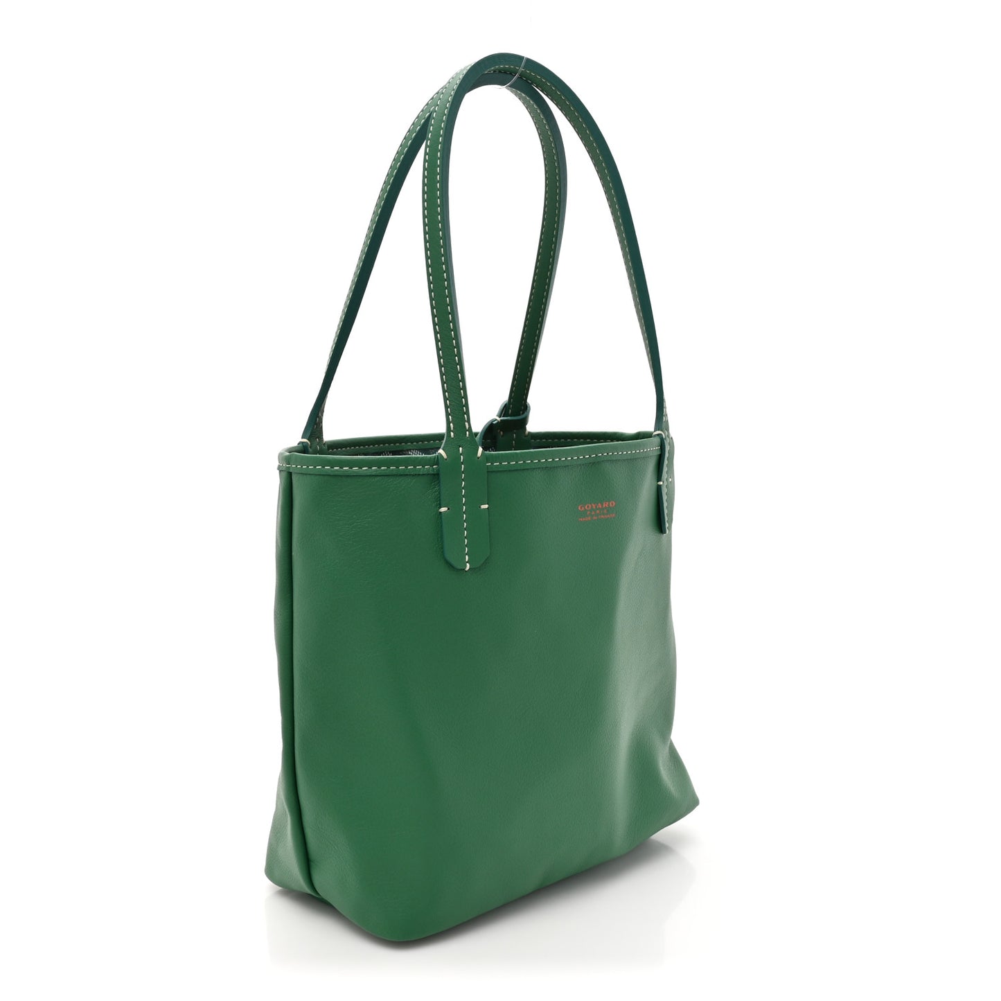 Goyardine Reversible Mini Anjou Green