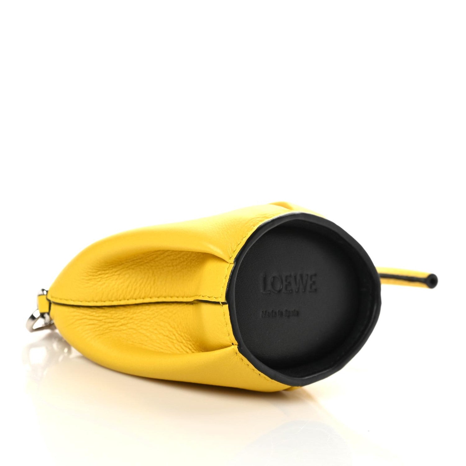 Loewe Calfskin Elephant Pouch Yellow 4 of 9