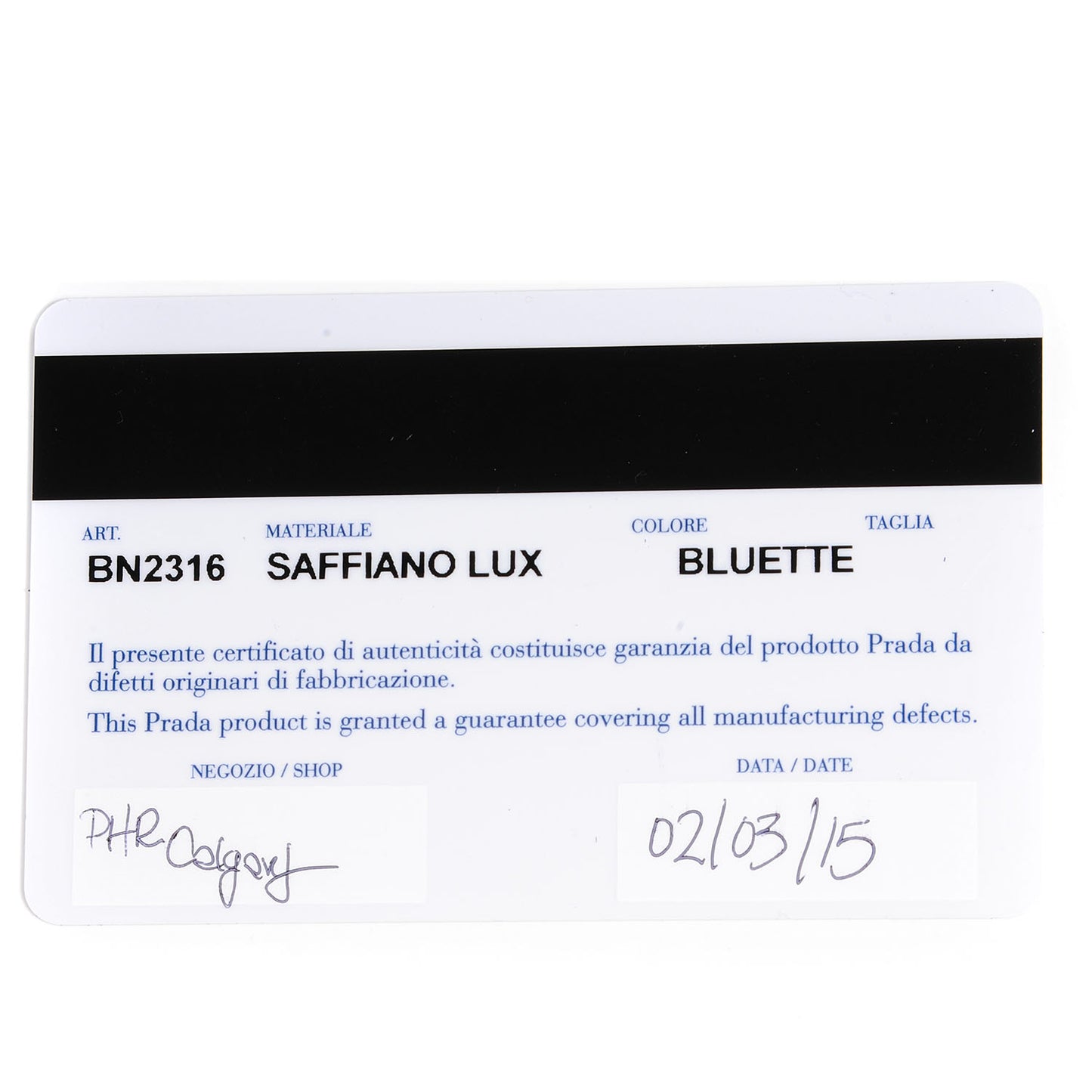 Saffiano Lux Mini Double Zip Tote Bleuette
