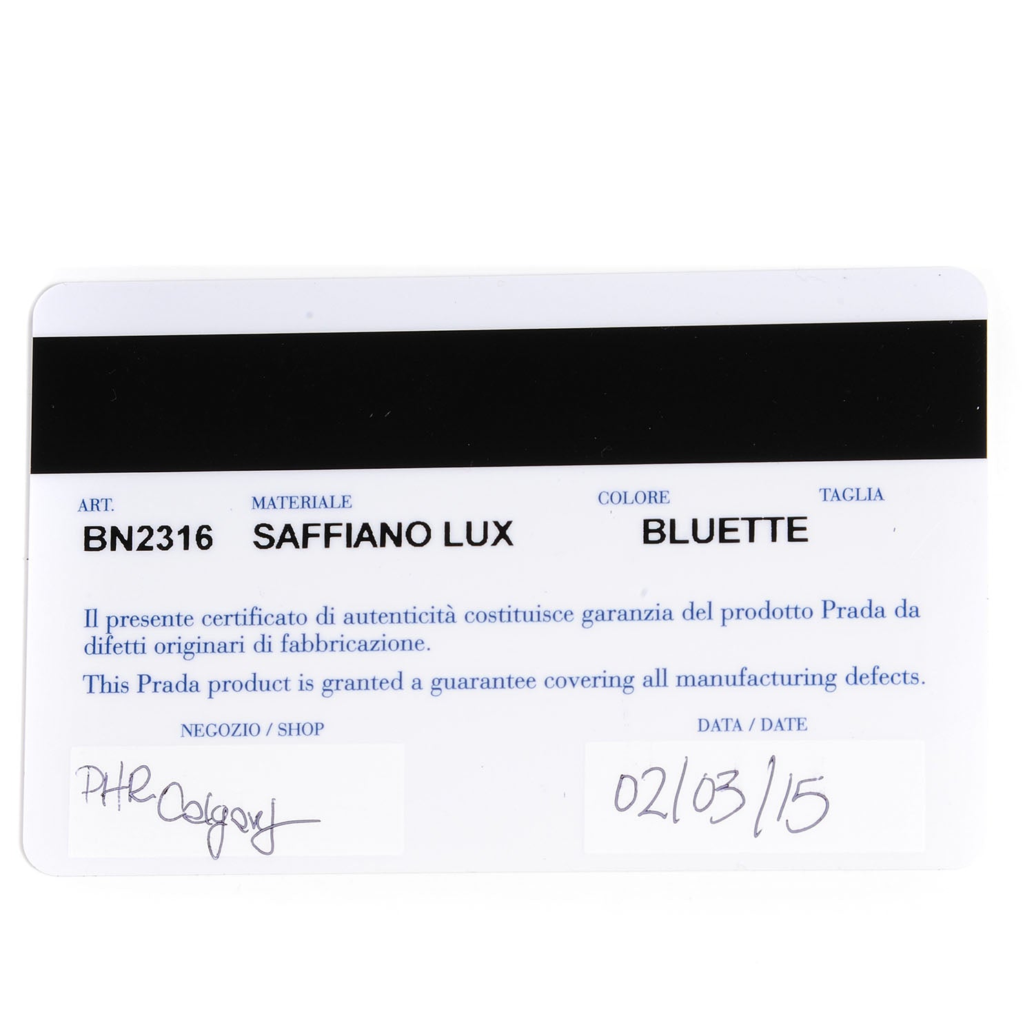 Prada Saffiano Lux Mini Double Zip Tote Bleuette 12 of 13