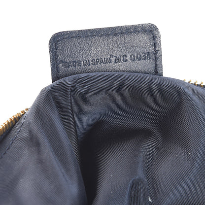 Christian Dior Monogram Mini Saddle Pochette Navy 7 of 7