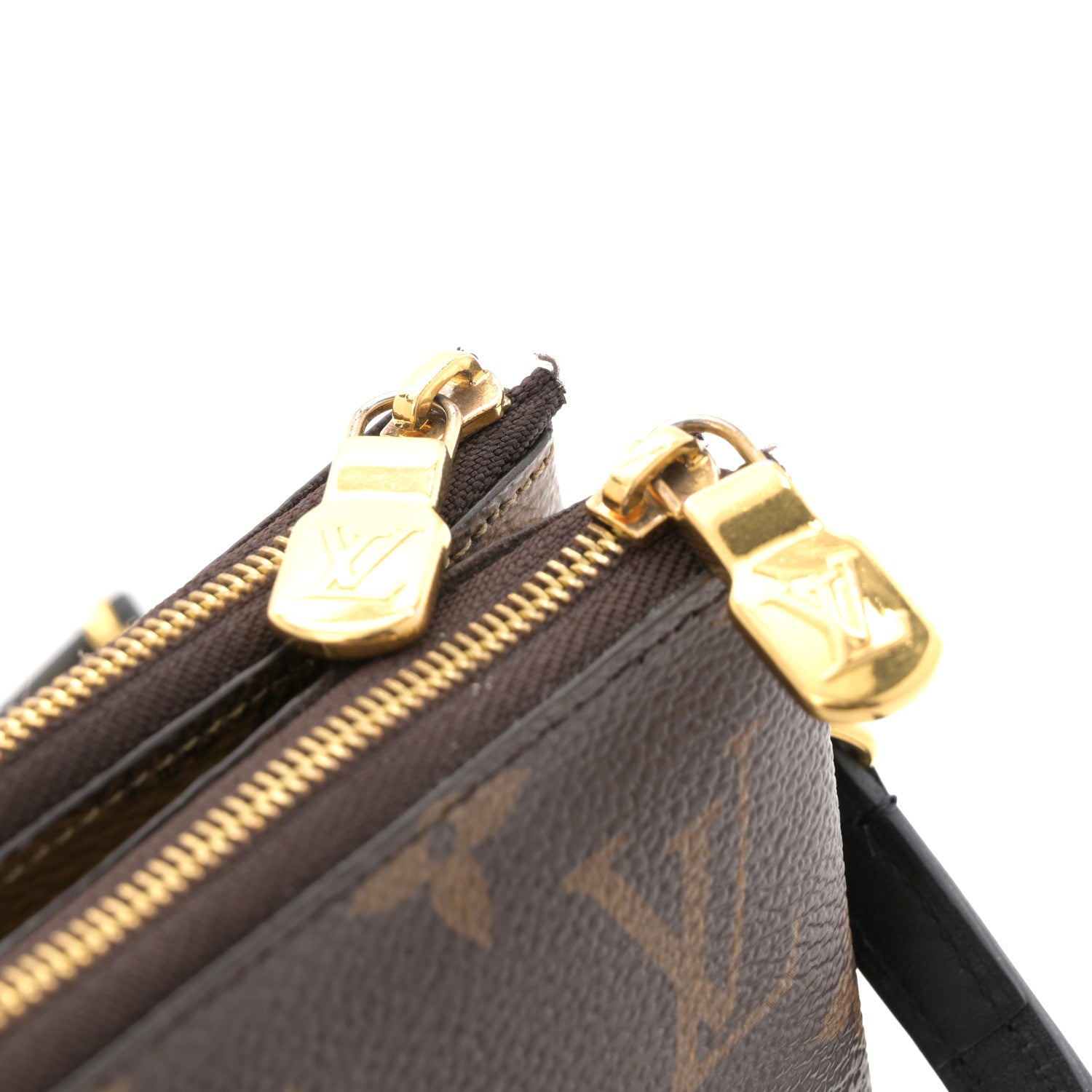 LOUIS VUITTON  ルーピイング Louis Vuitton Reverse Monogram Giant Double Zip Pochette 1859667