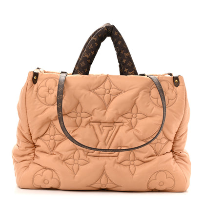 Louis Vuitton Econyl Monogram Pillow Giant Onthego GM Beige 1 of 13