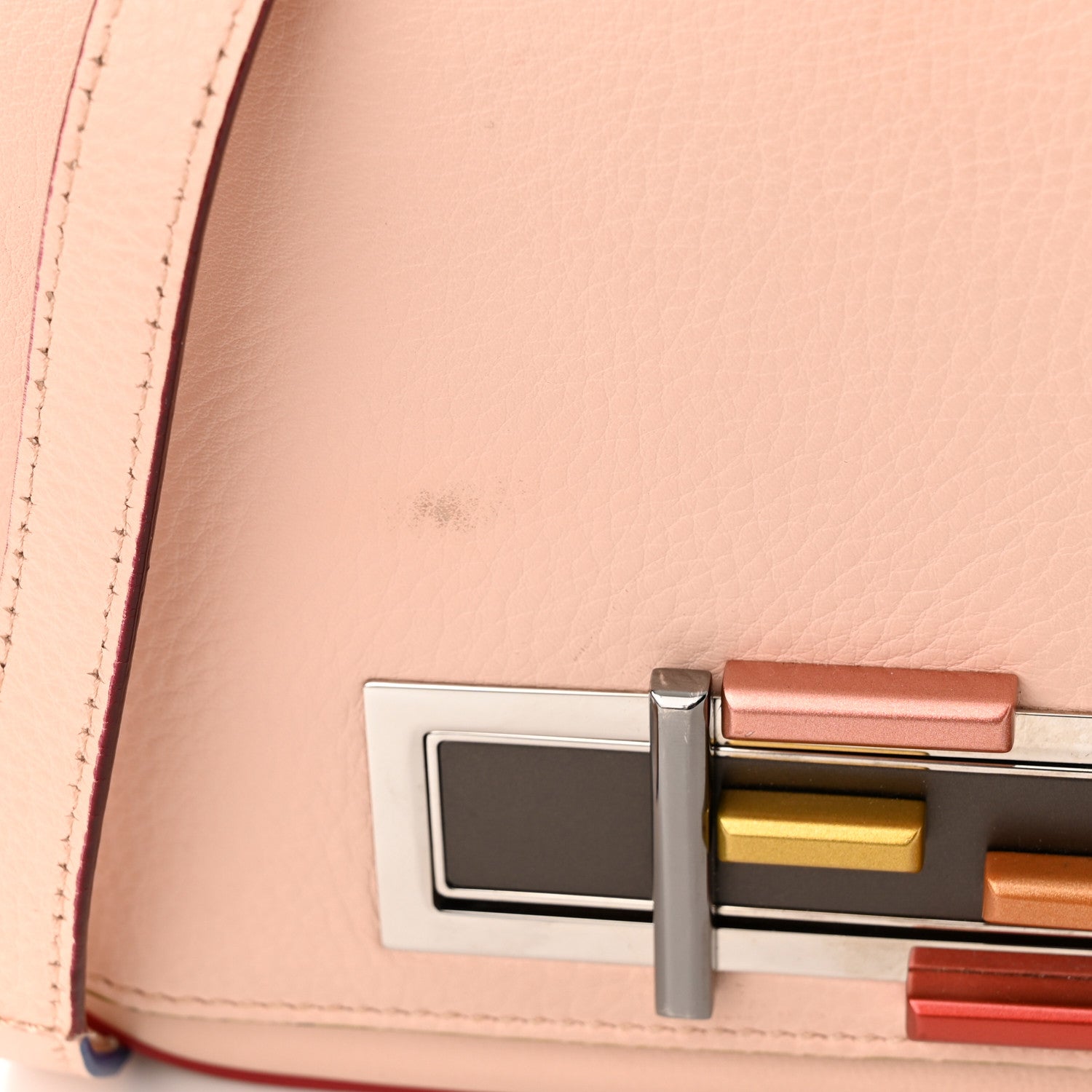 Fendi Vitello Dolce 3Baguette Shoulder Bag Camelia 10 of 16