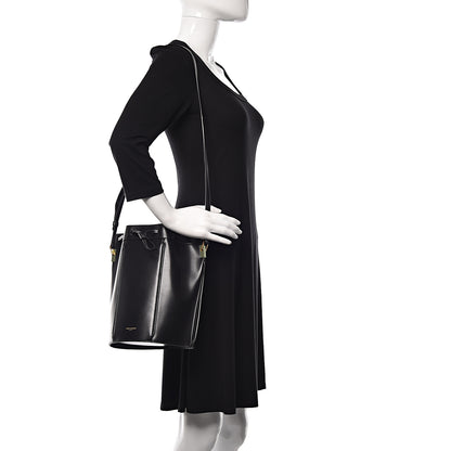 Saint Laurent Smooth Calfskin Medium Talitha Bucket Bag Black 2 of 10