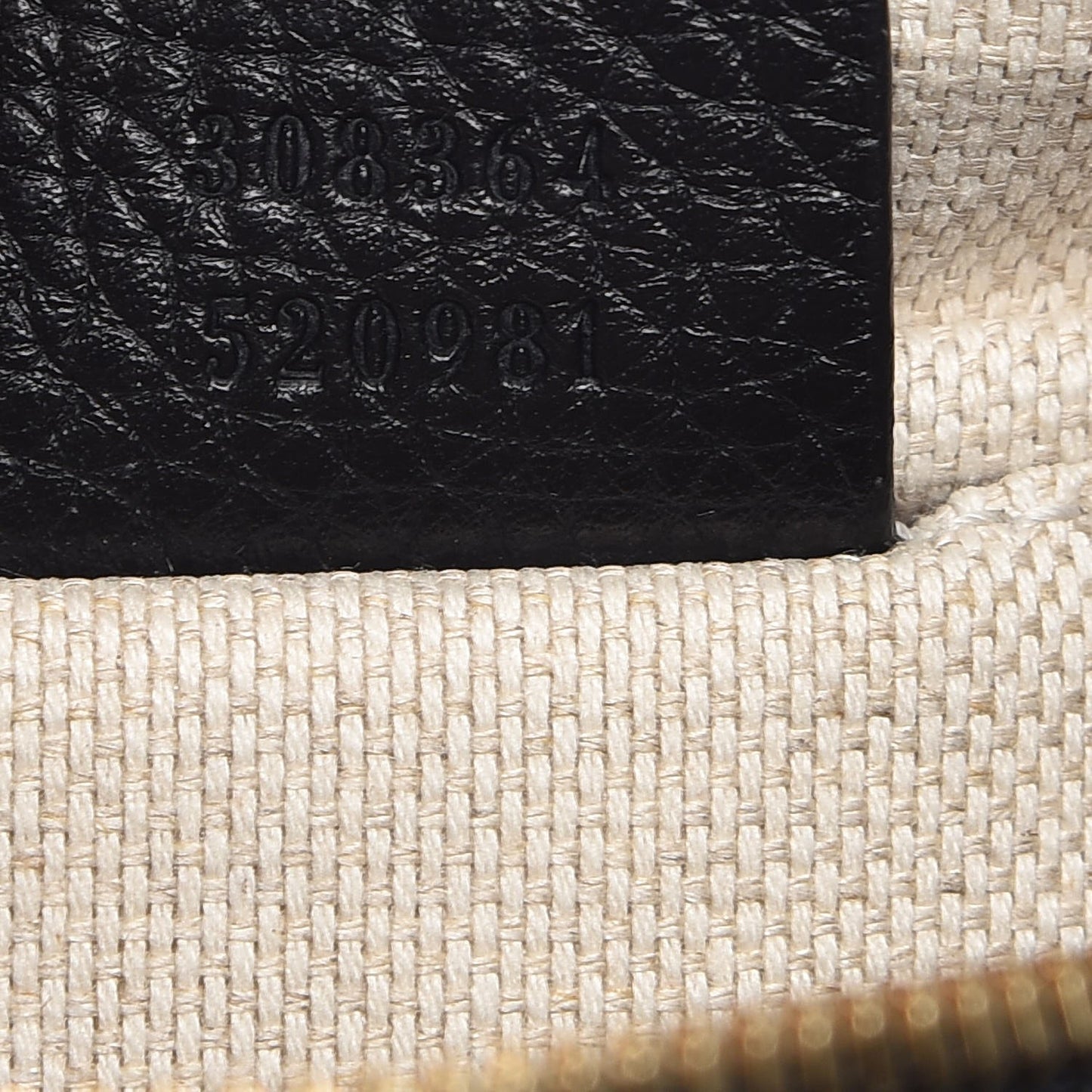 Pebbled Calfskin Small Soho Disco Bag Black