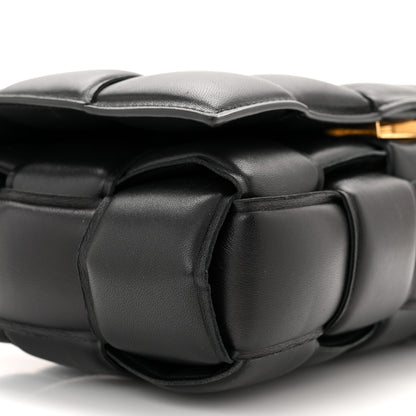 Bottega Veneta Nappa Maxi Intreccio Padded Cassette Crossbody Bag Black 9 of 10
