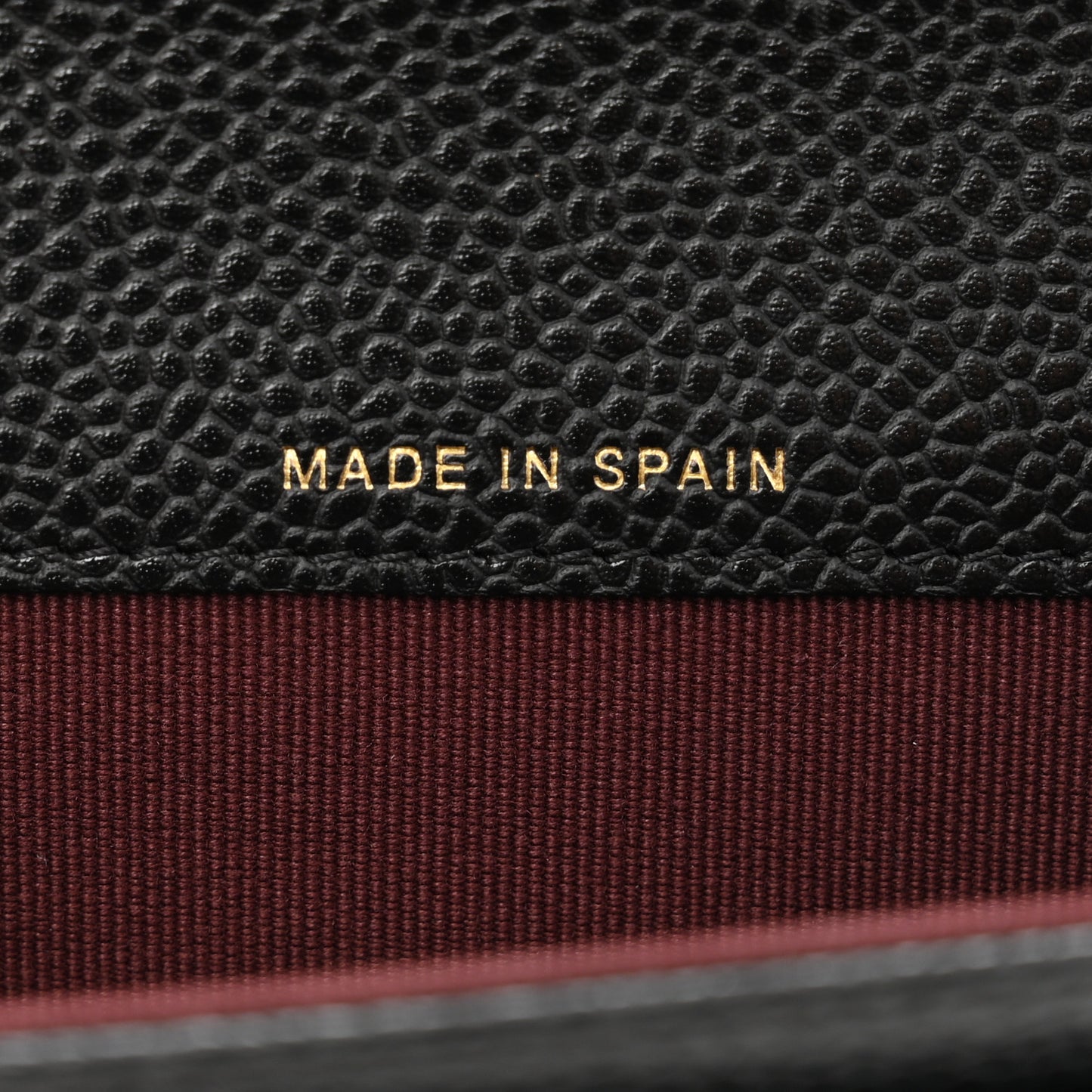 Caviar Quilted Flap Card Holder Wallet Black