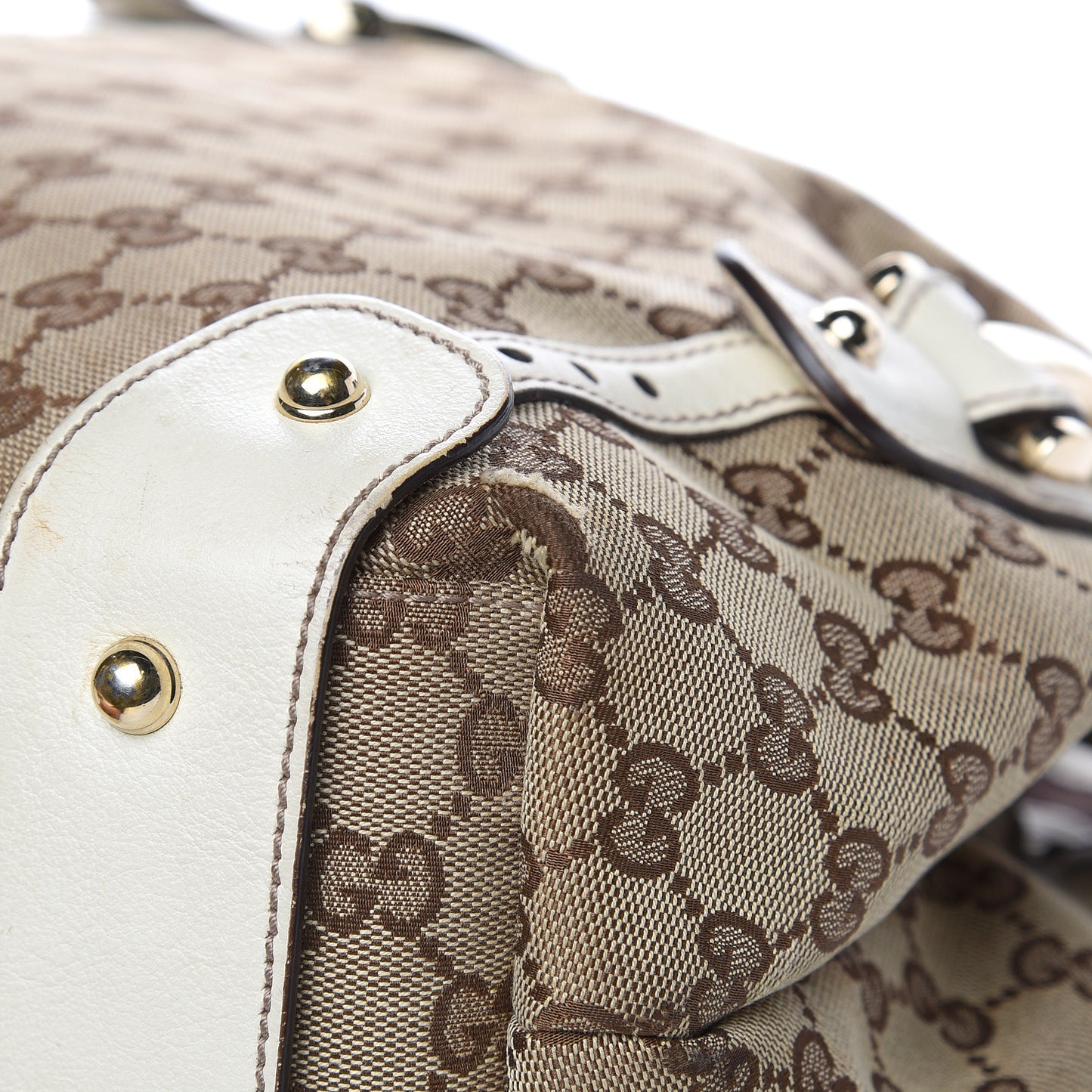 Monogram Small Pelham Shoulder Bag Off White