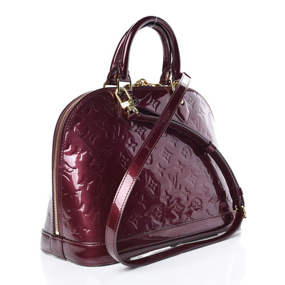 Louis Vuitton Vernis Alma PM Rouge Fauviste 4 of 18