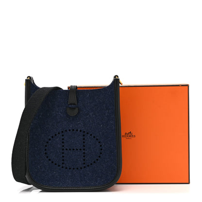 Hermes Feutre Swift Evelyne TPM Bleu Nuit Black 11 of 11