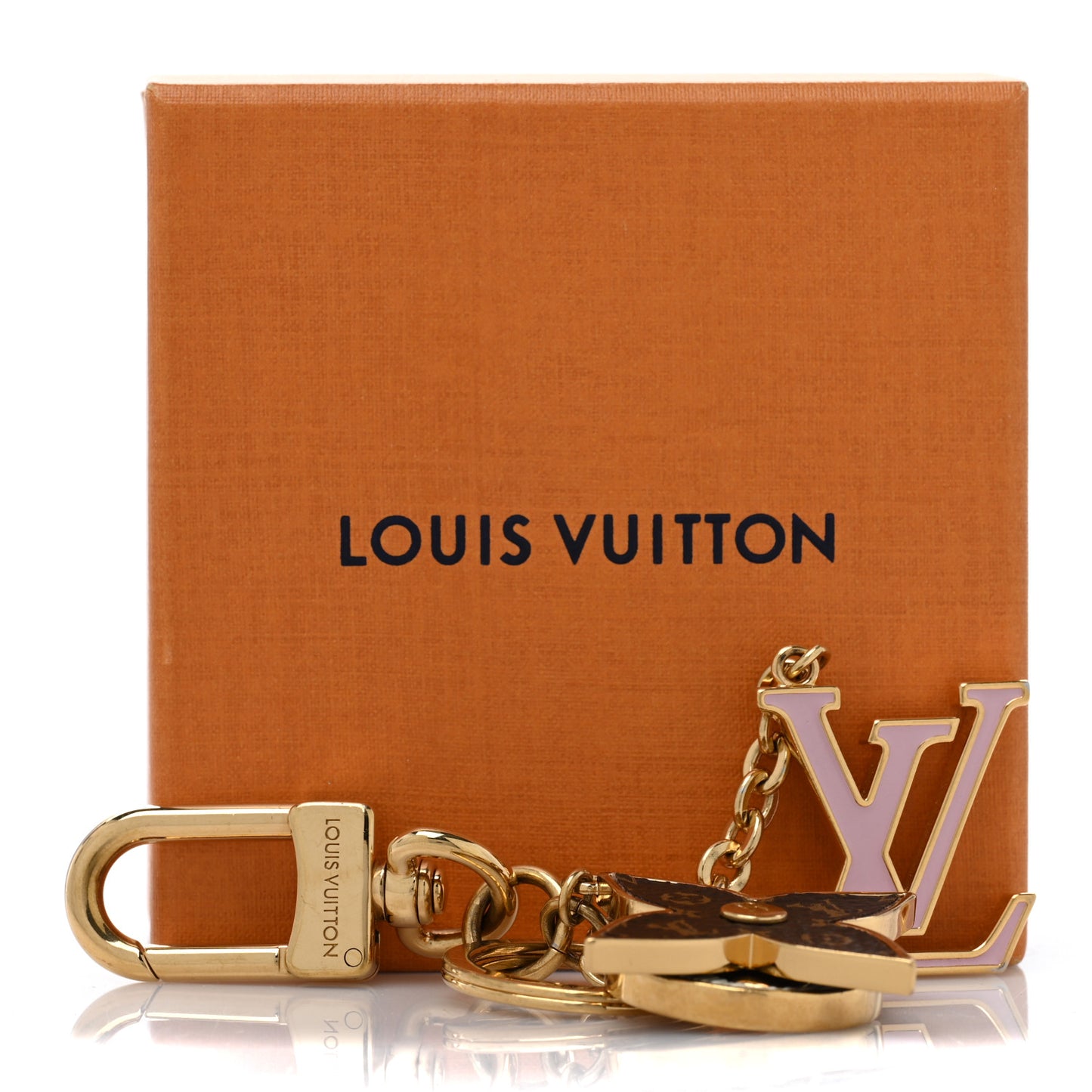 Spring Street Bag Charm Key Holder Gold