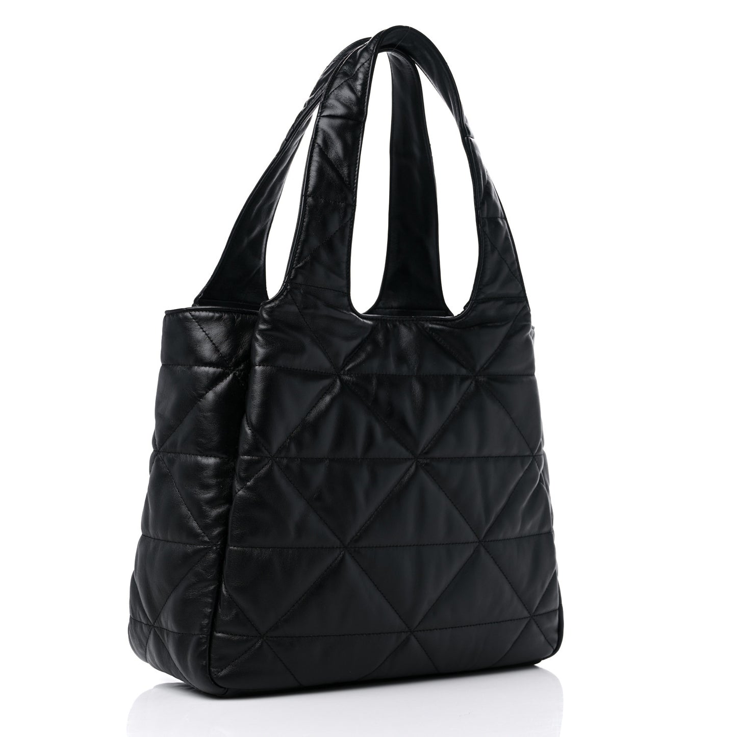 Nappa Quilted Medium Dynamique Tote Black