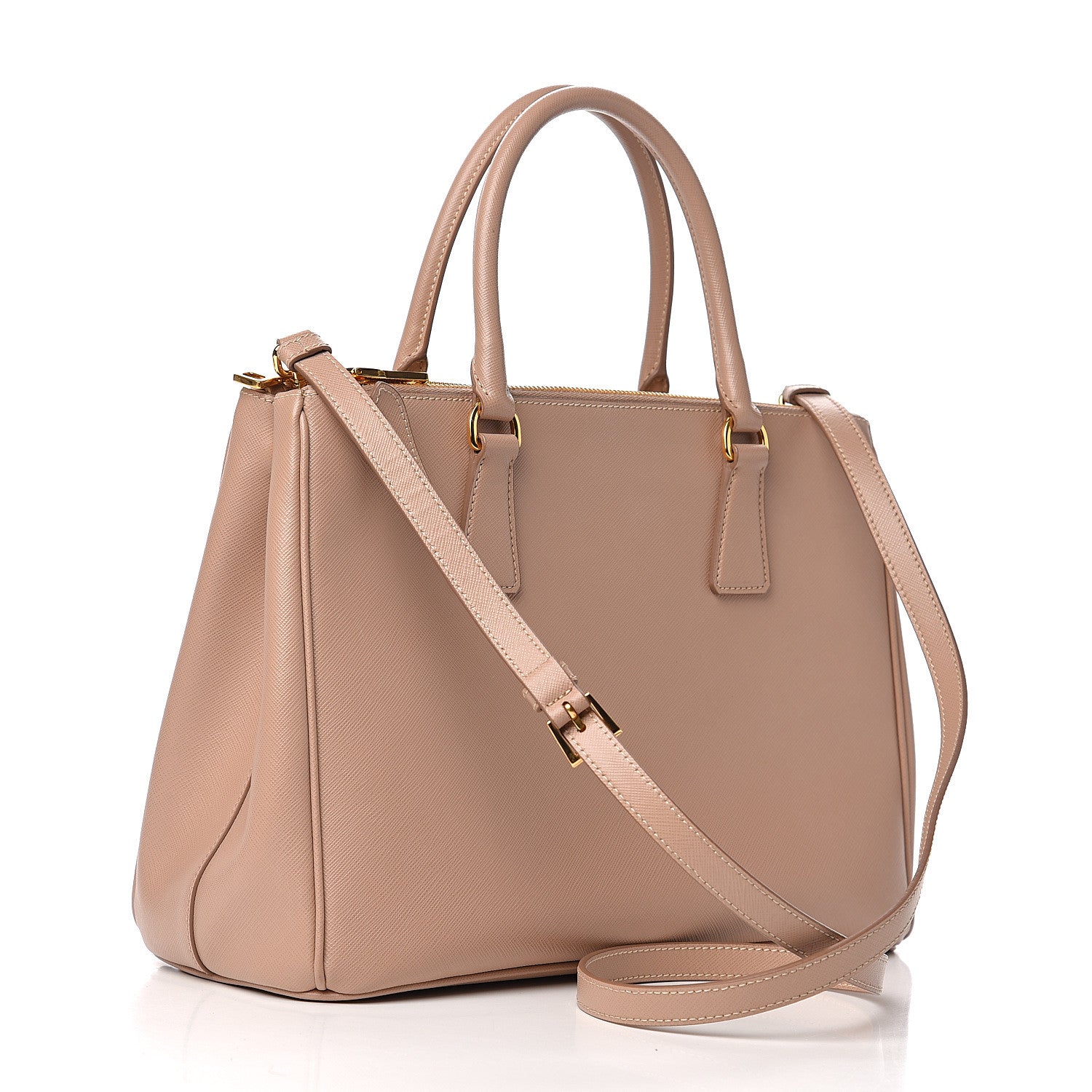 Prada Saffiano Medium Galleria Double Zip Tote Cipria 2 of 8
