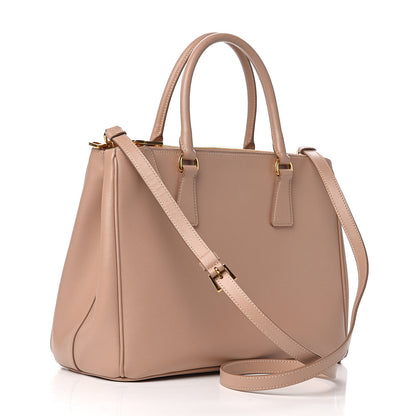 Prada Saffiano Medium Galleria Double Zip Tote Cipria 2 of 8