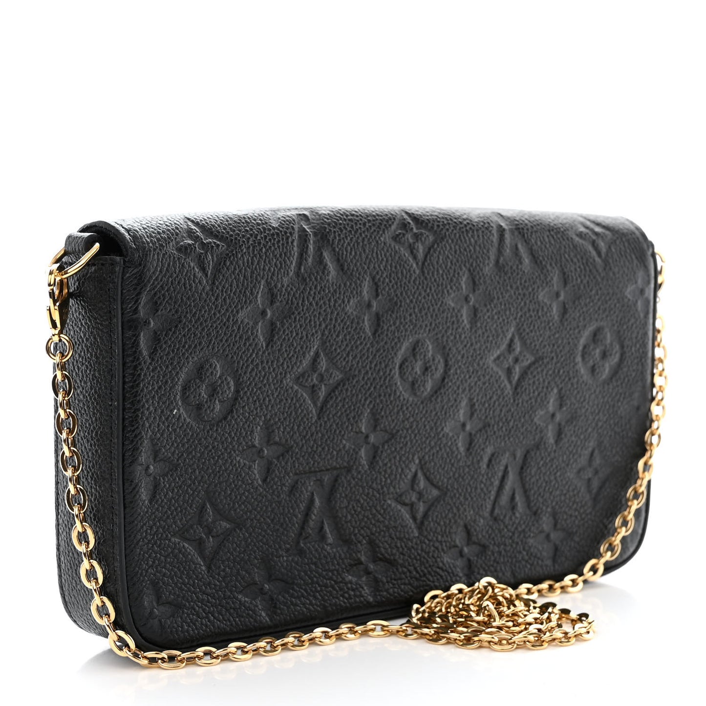 Empreinte Pochette Felicie Chain Wallet Black