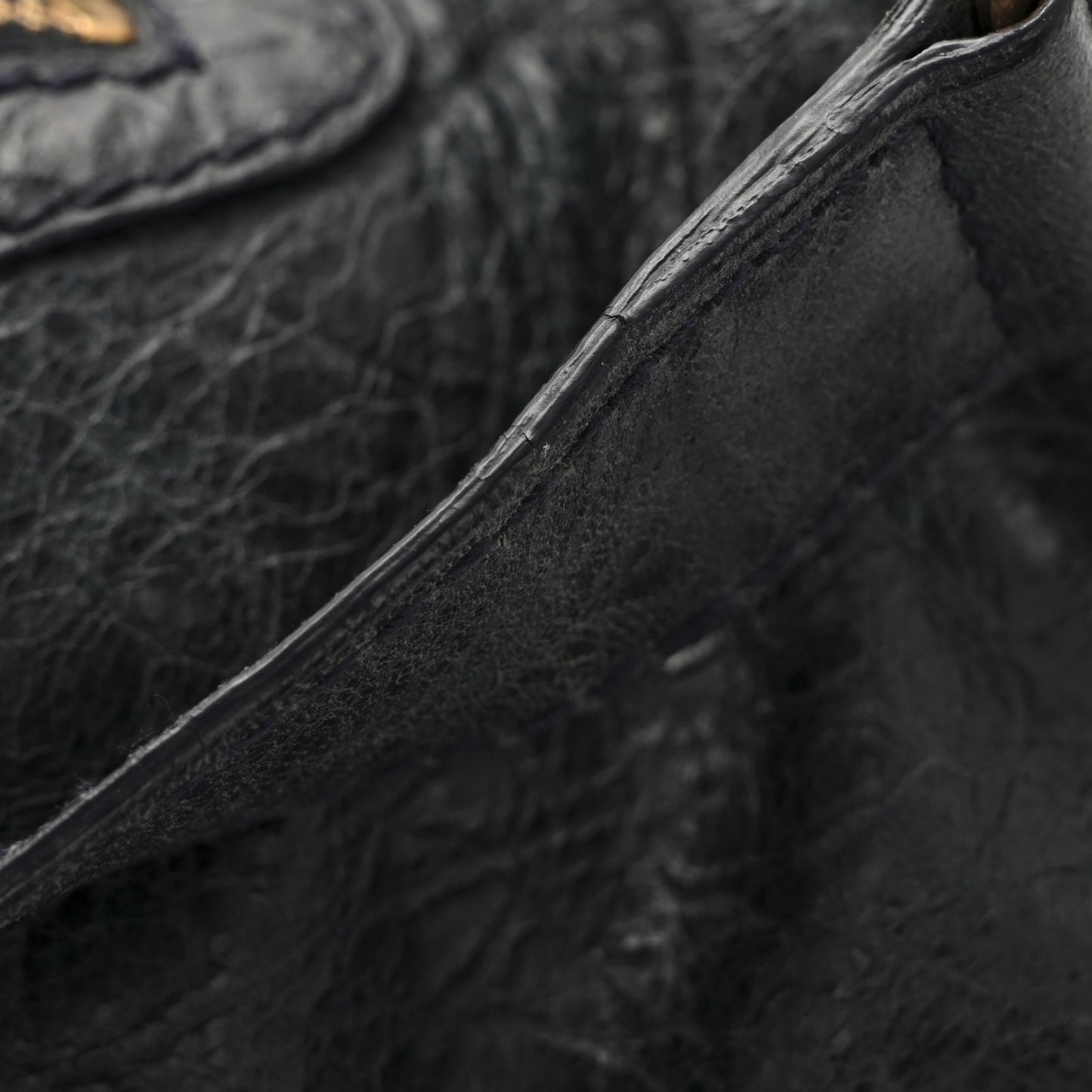 Agneau Giant 12 Rose Gold Hardware City Dark Night