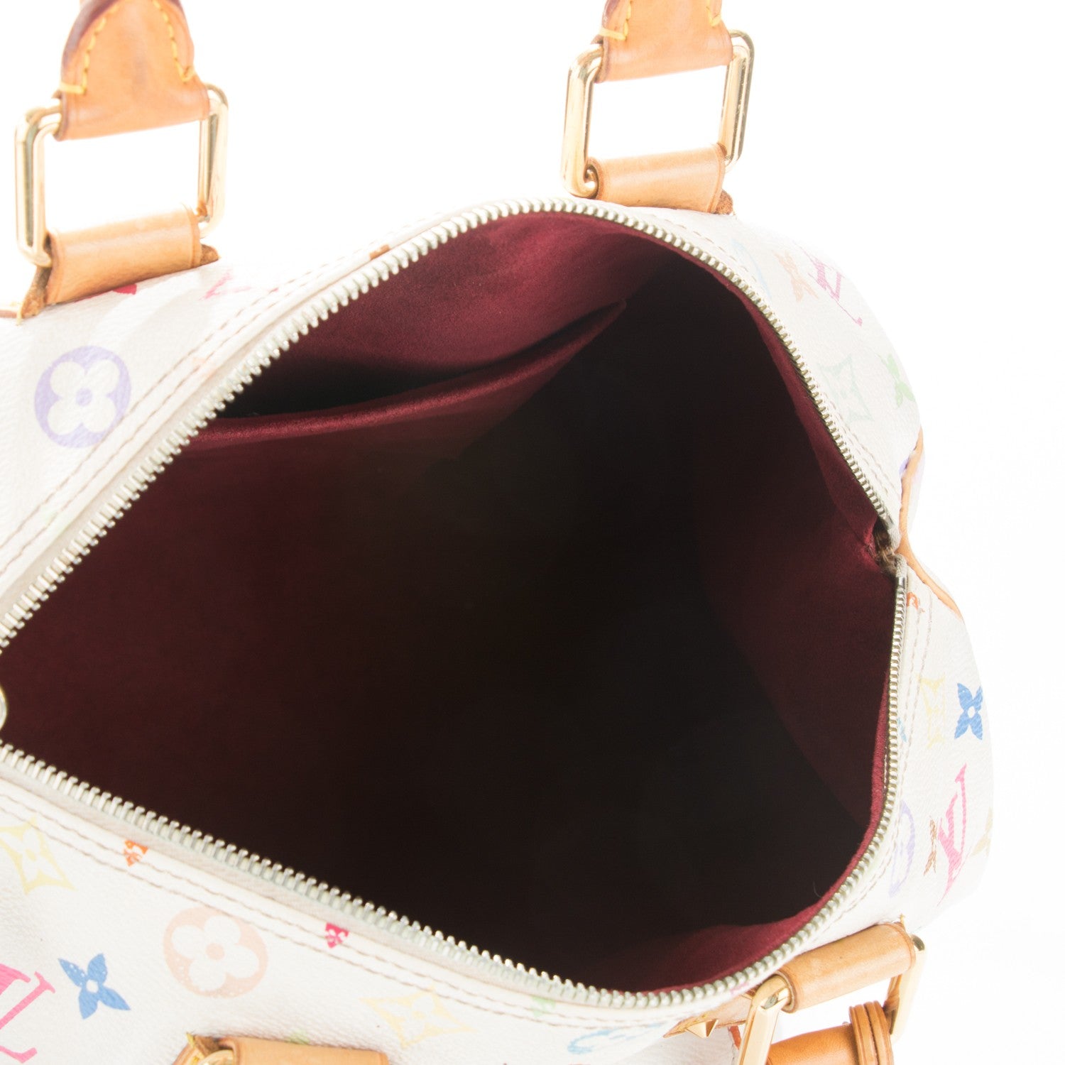 Louis Vuitton Monogram Multicolor Speedy 30 White 5 of 8