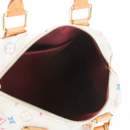 Louis Vuitton Monogram Multicolor Speedy 30 White 5 of 8
