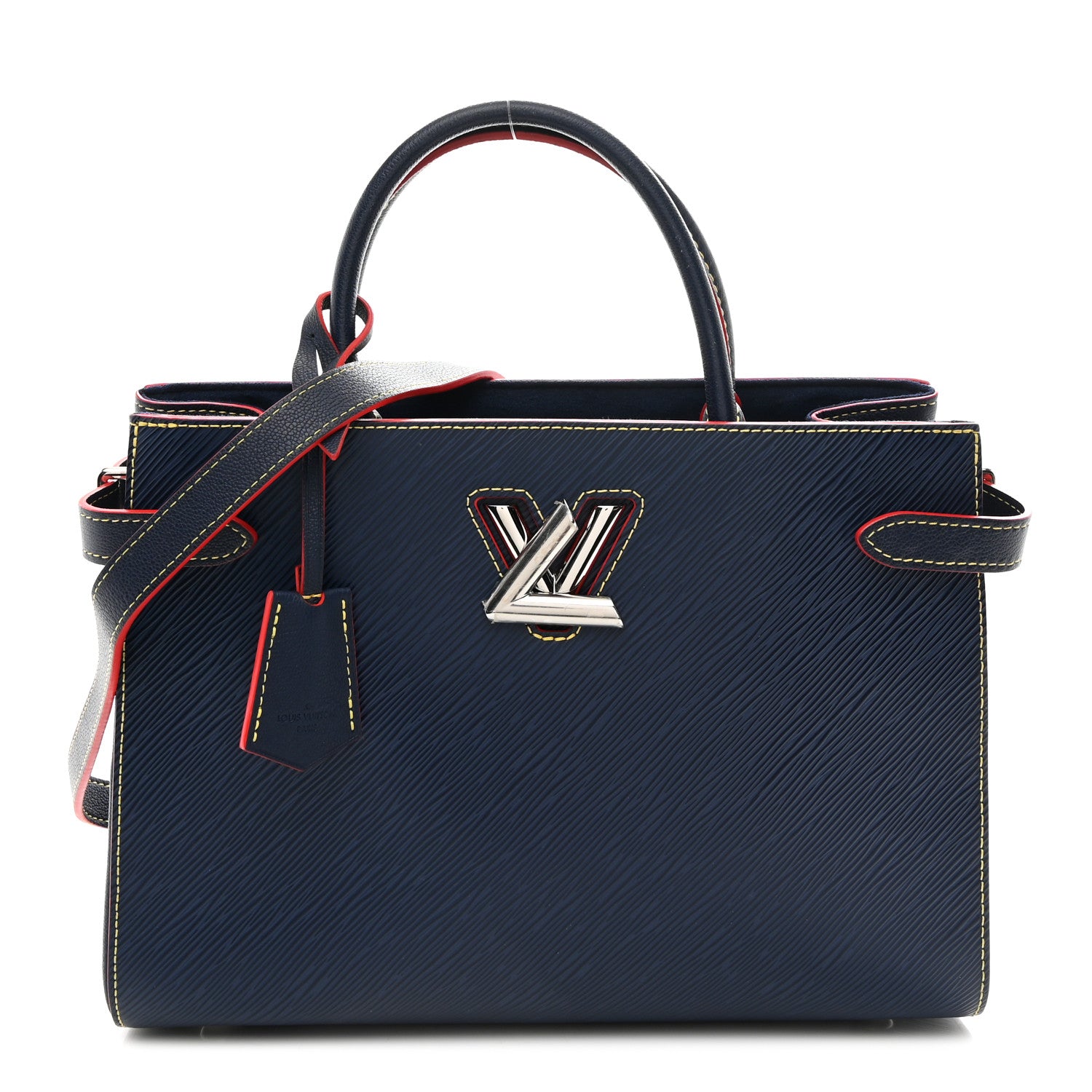 Louis Vuitton Epi Twist Tote Indigo 2 of 21