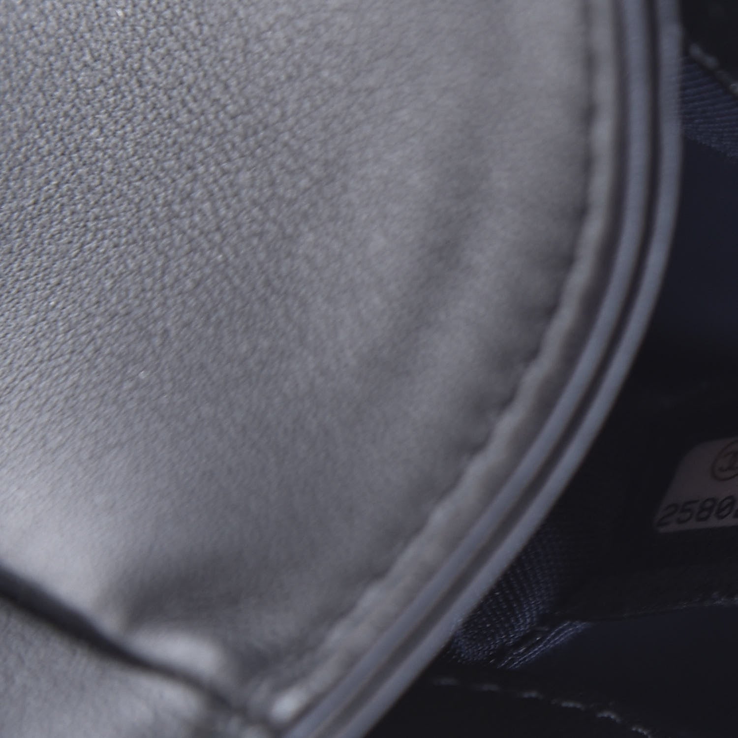 Chanel Calfskin Tweed Chain Chevron Small Boy Flap Black 7 of 11