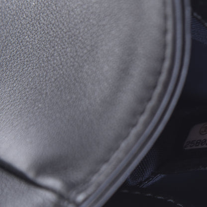 Chanel Calfskin Tweed Chain Chevron Small Boy Flap Black 7 of 11