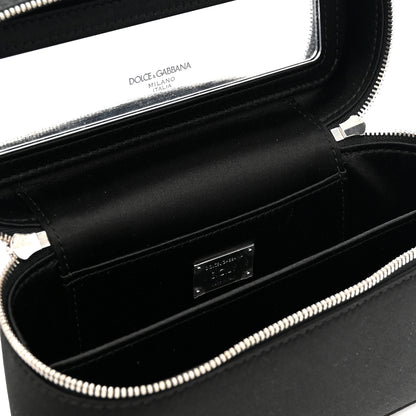 Dolce & Gabbana Satin Crystal Pave Medium Sicily Tubes Black 6 of 10