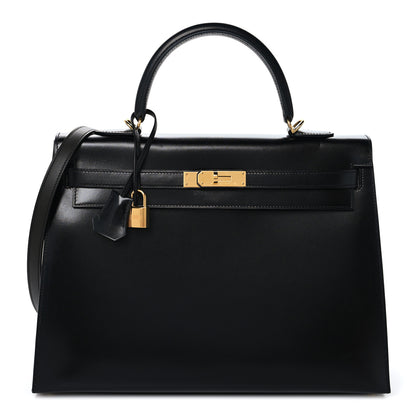Hermes Box Kelly Sellier 35 Black 1 of 17