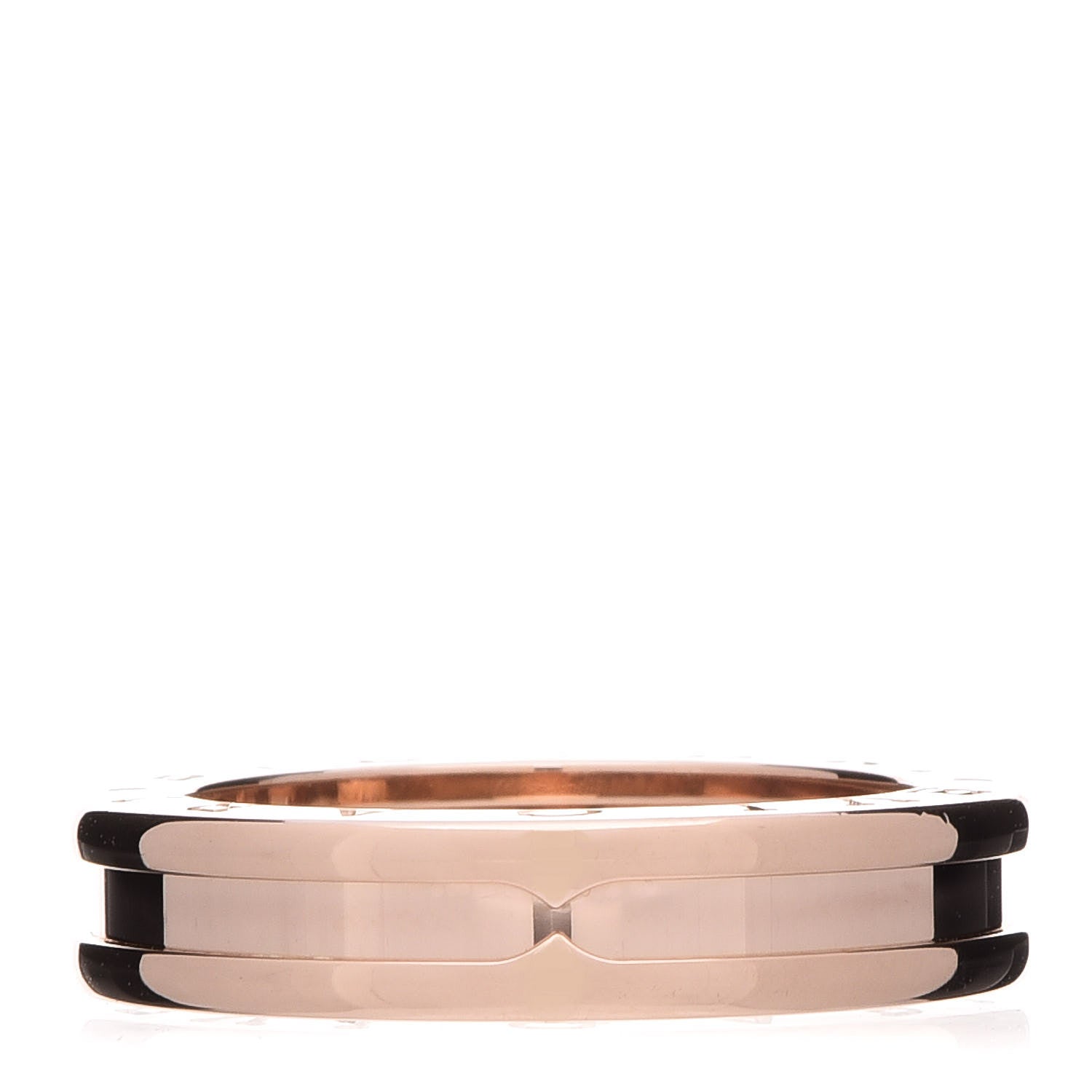 Bulgari 18K Rose Gold B.Zero1 Ring 54 6.75 1 of 9