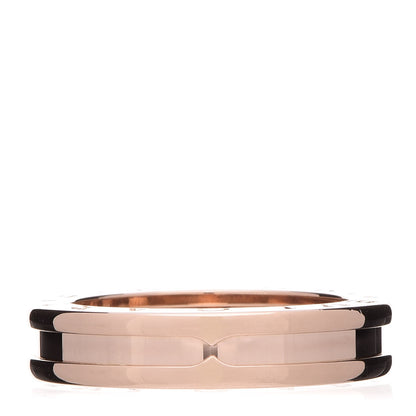 Bulgari 18K Rose Gold B.Zero1 Ring 54 6.75 1 of 9