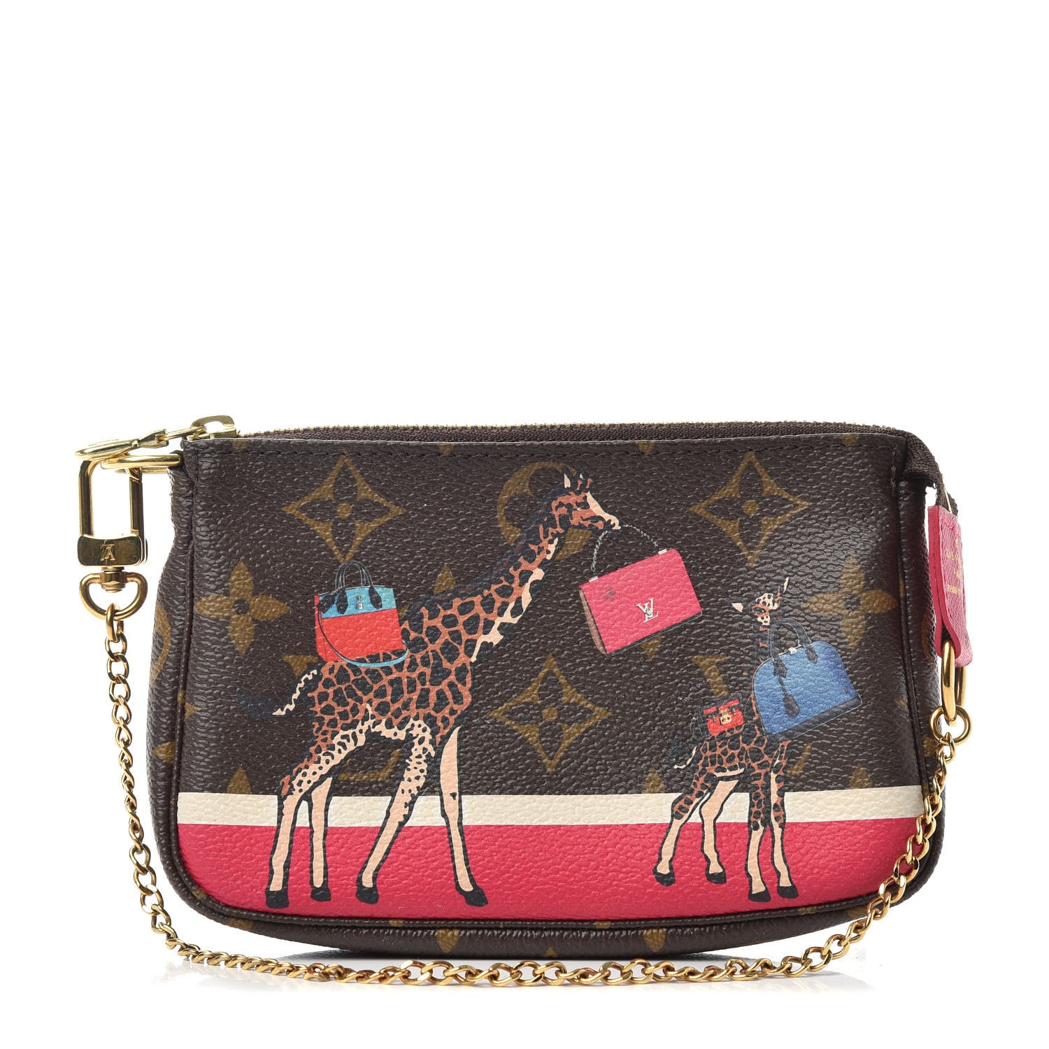 Louis Vuitton Monogram 2017 Christmas Animation Mini Pochette Accessories 1 of 7