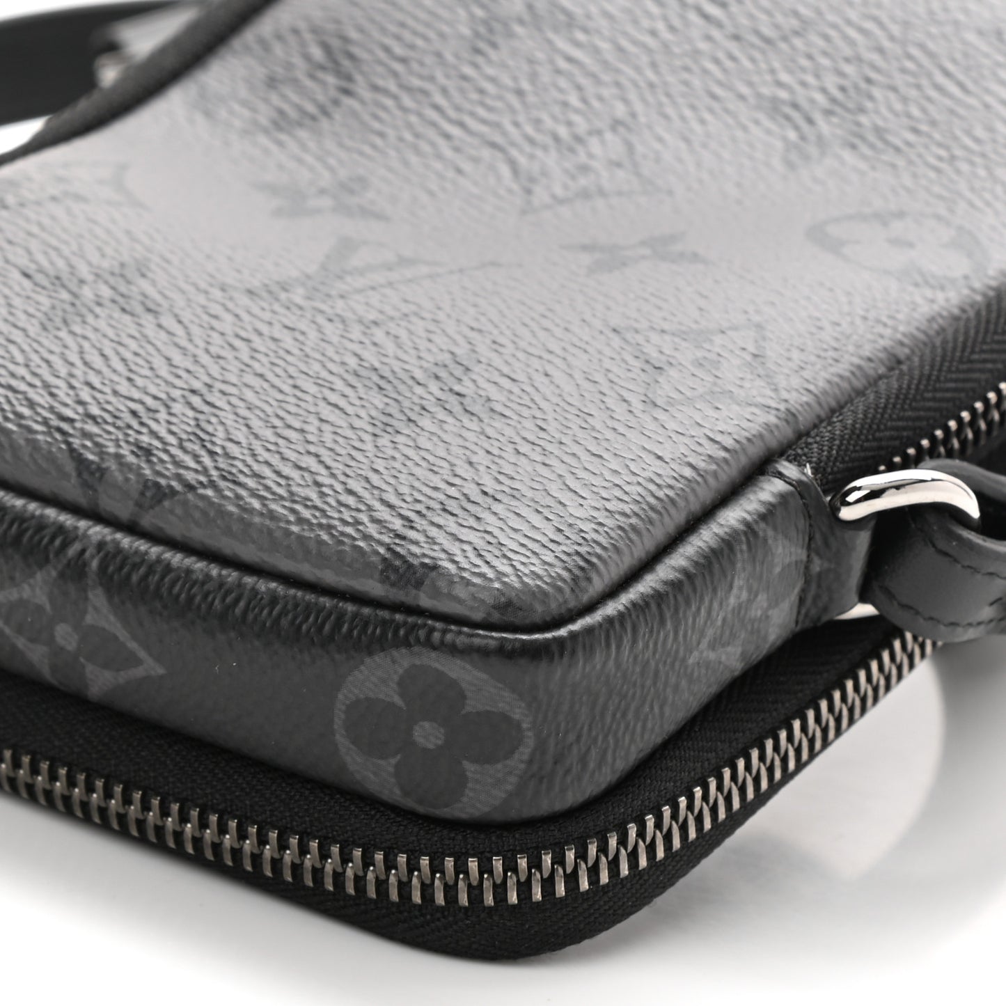 Monogram Eclipse Reverse Double Phone Pouch