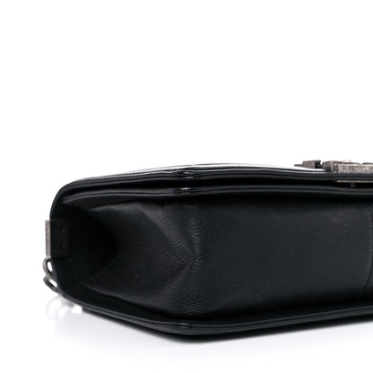 Chanel Calfskin Quilted Medium Boy Flap Black 8 of 14