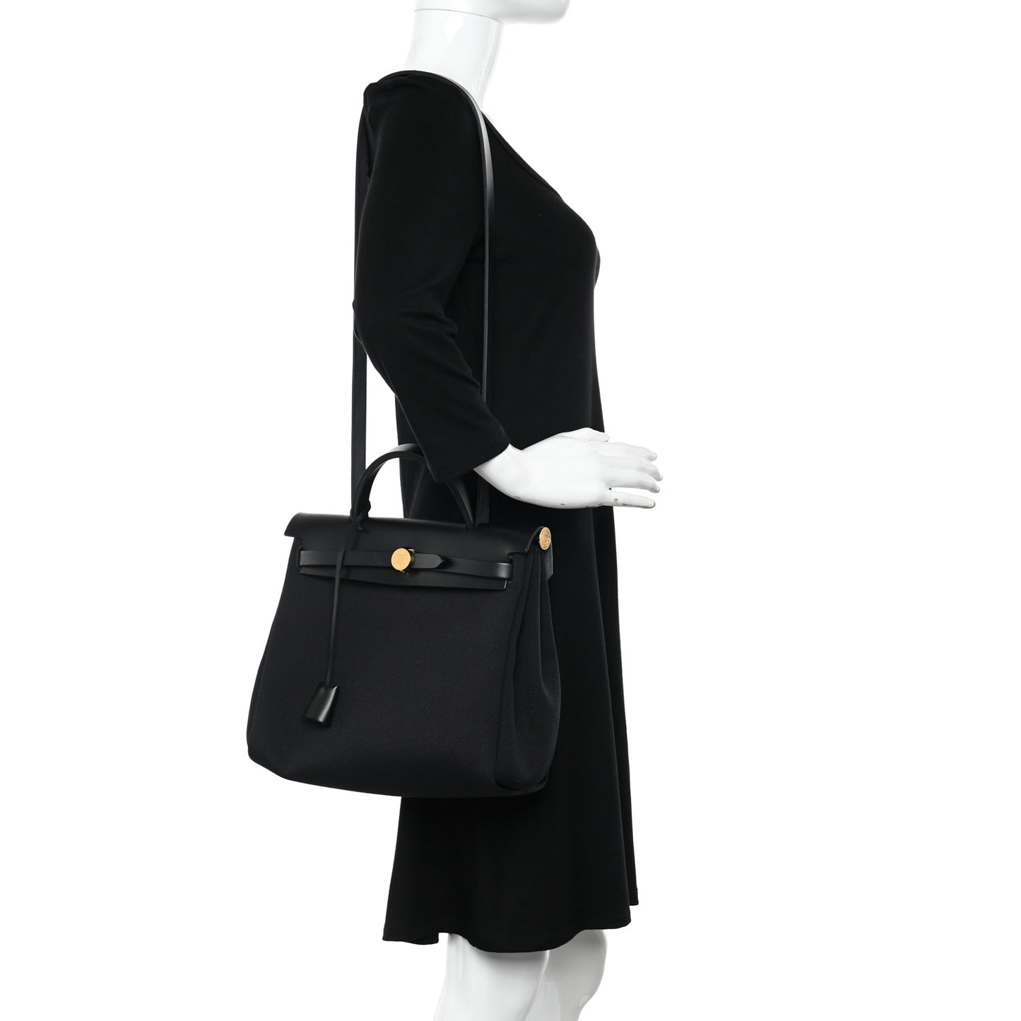 Military Toile Vache Hunter Herbag Zip PM 31 Black