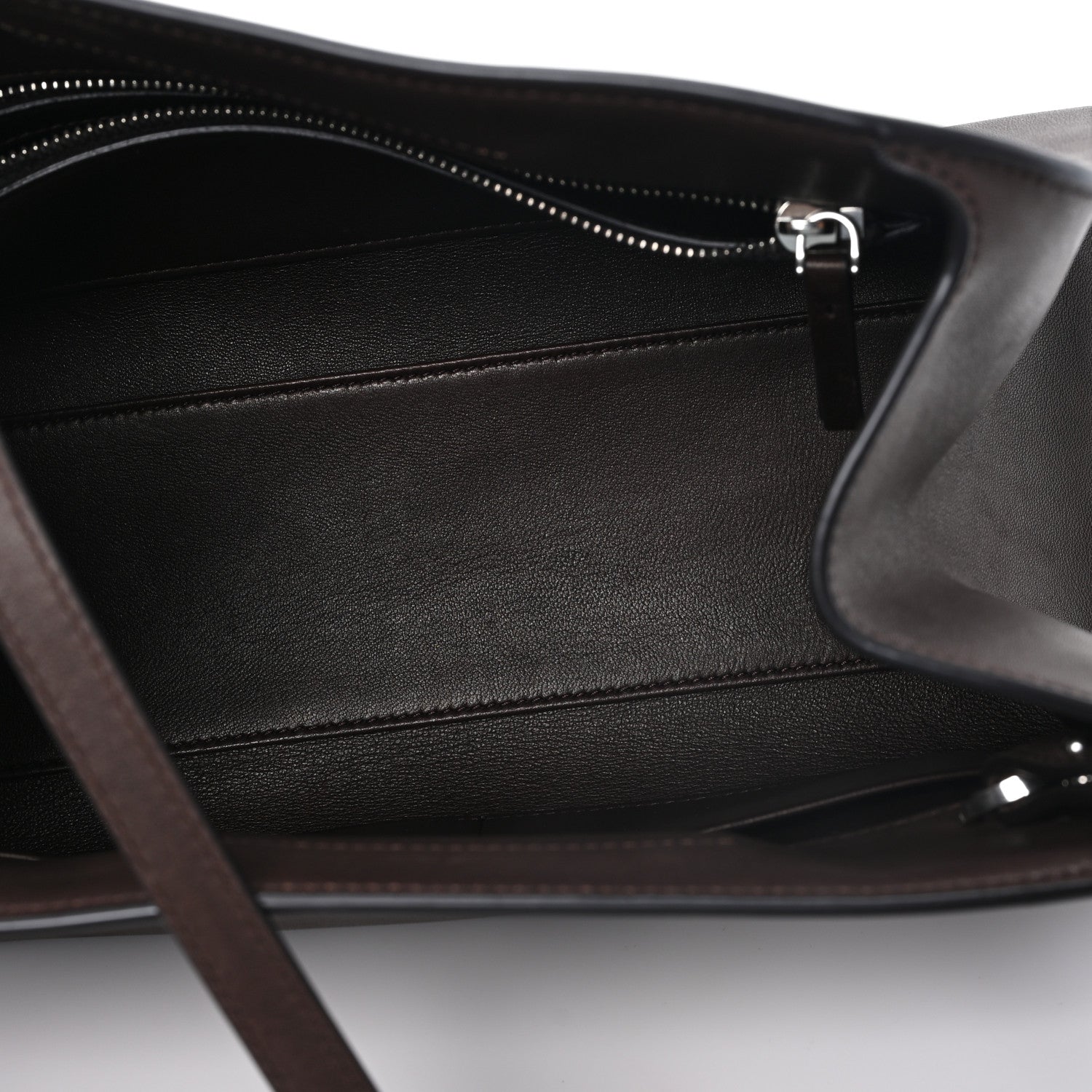 The Row Smooth Calfskin Peggy Bag Chestnut 5 of 9