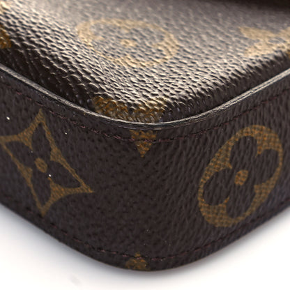 Louis Vuitton Monogram Pochette Felicie Chain Wallet Fuchsia 11 of 14