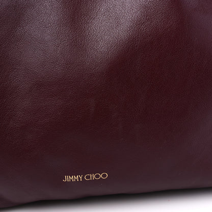 Jimmy Choo Smooth Calfskin Callie Hobo Bag Burgundy 10 of 10